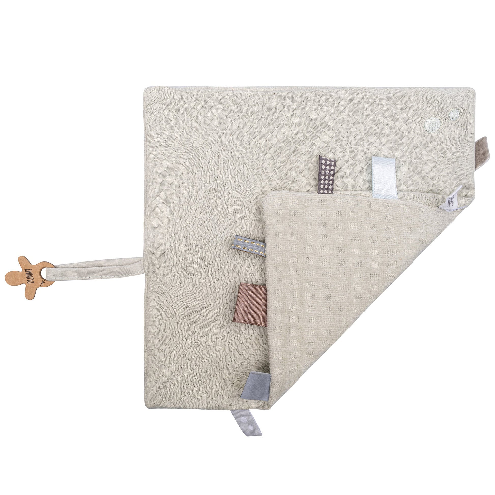 Knuffeldoekje Baby 25x25 cm Organic Mystic Mint Green Groen Cloths_Snoozebaby