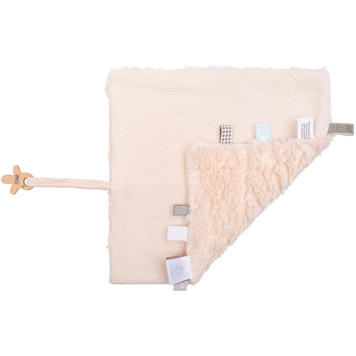 Knuffeldoekje Baby 25x25 cm Organic Peach Blush Pink Roze Cloths_Snoozebaby