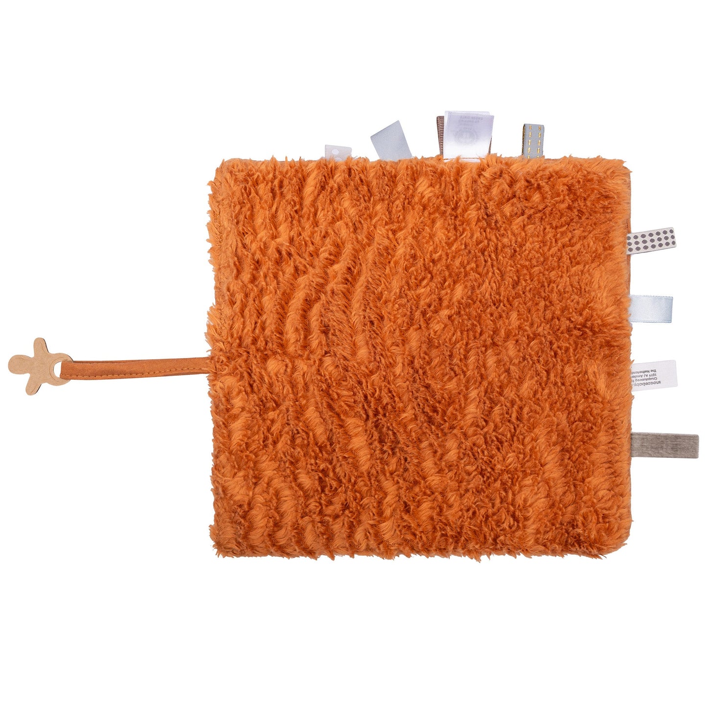 Knuffeldoekje Baby 25x25 cm Organic Toffee Brown Bruin Cloths_Snoozebaby