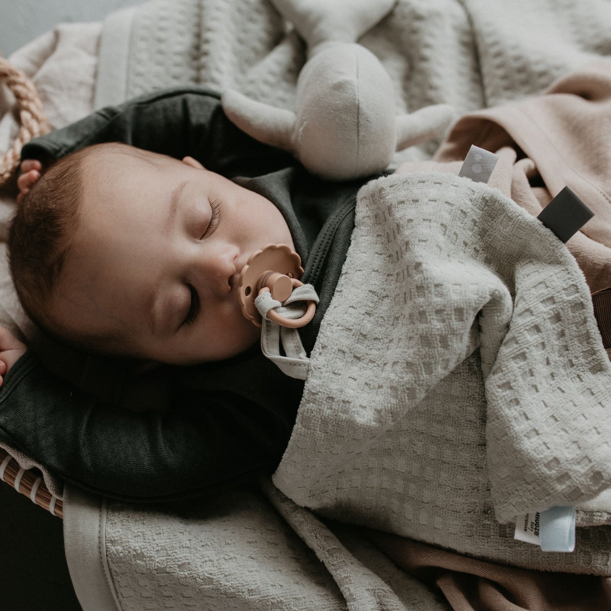 Knuffeldoekje Baby Organic Mystic Mint Green Groen Cloths_Snoozebaby