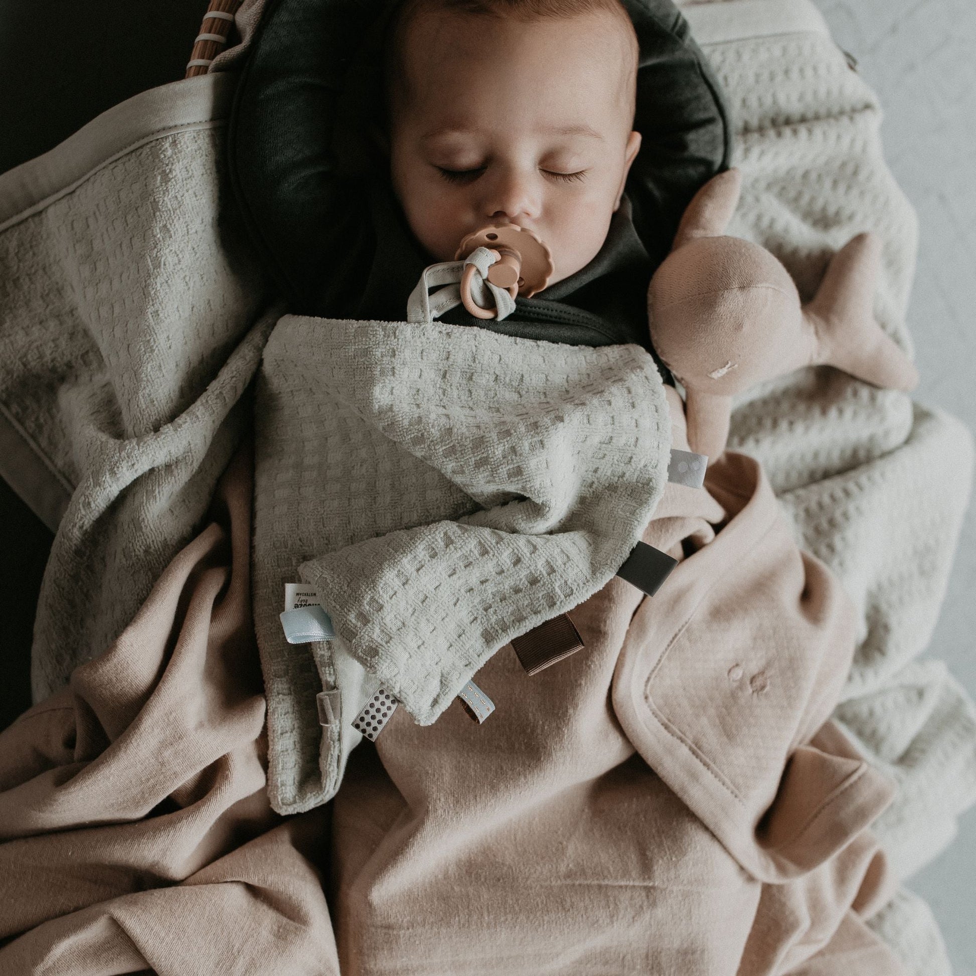 Knuffeldoekje Baby Organic Mystic Mint Green Groen Cloths_Snoozebaby