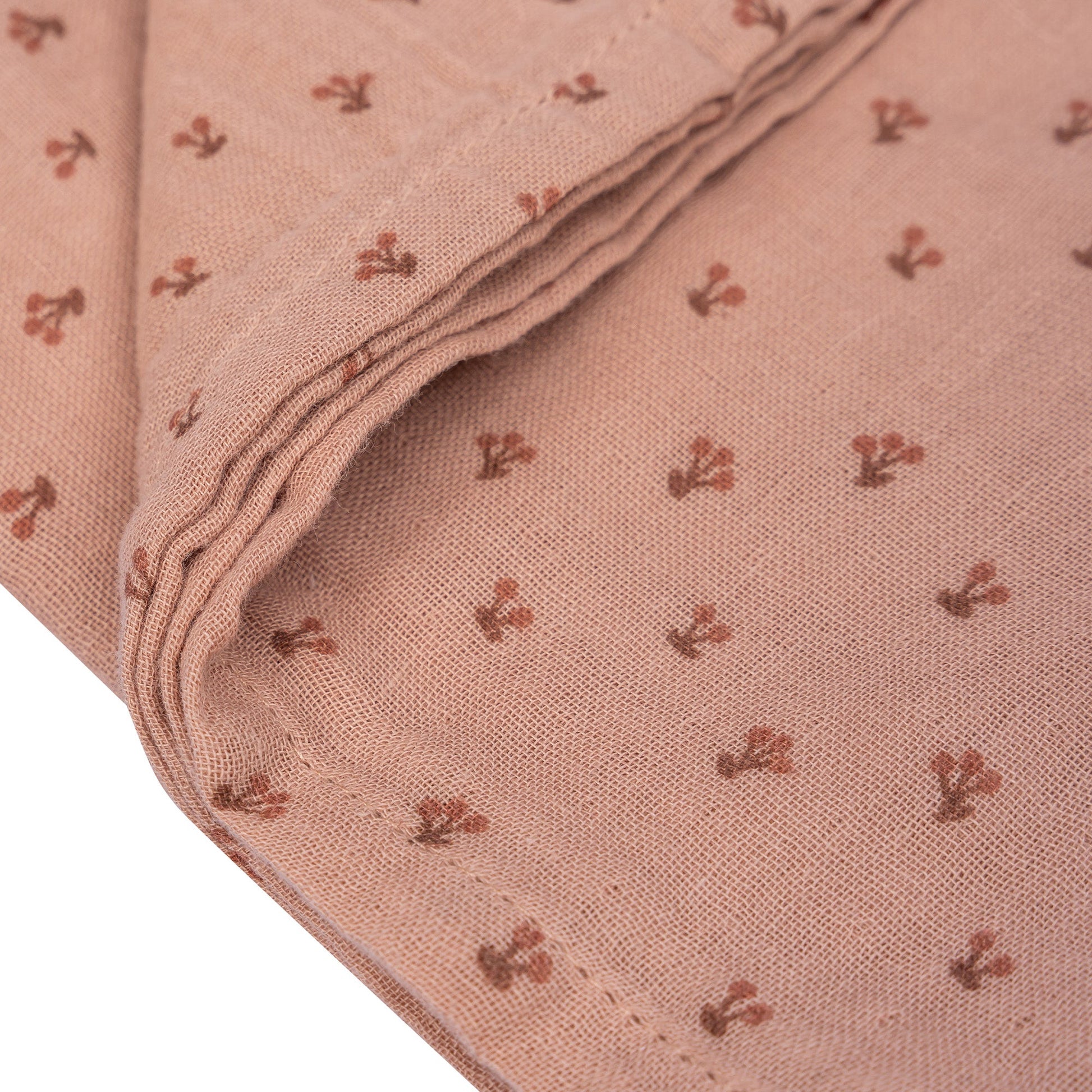 Hydrofiele doek XL Baby 120x120 cm Biologisch Cherry Pink Roze doeken_Snoozebaby