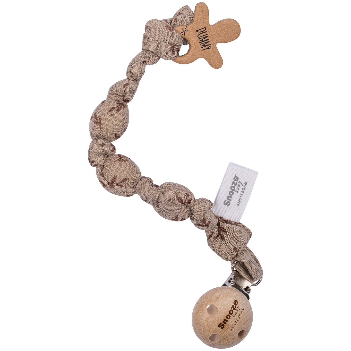 Speenkoord Baby Hazel Brown Bruin