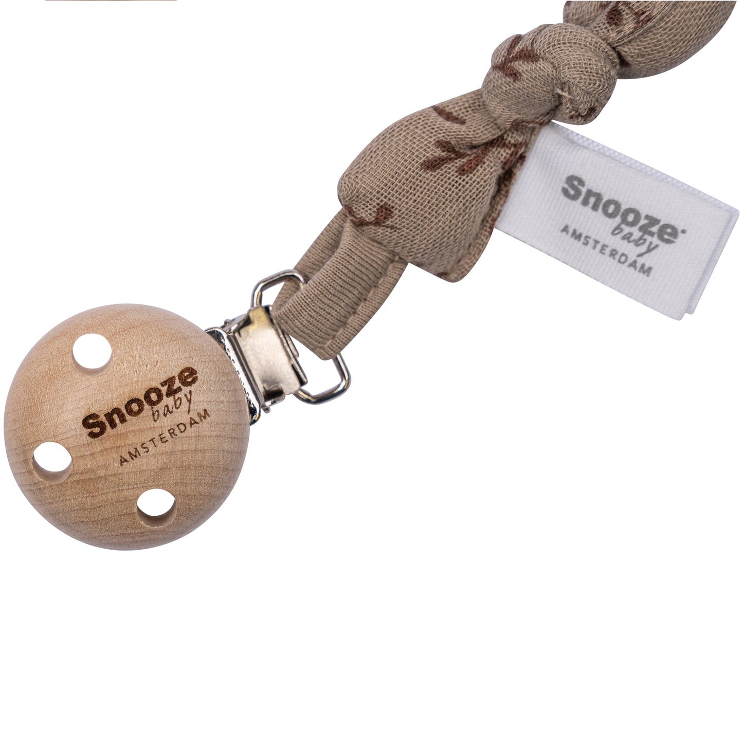 Speenkoord Baby Hazel Brown Bruin