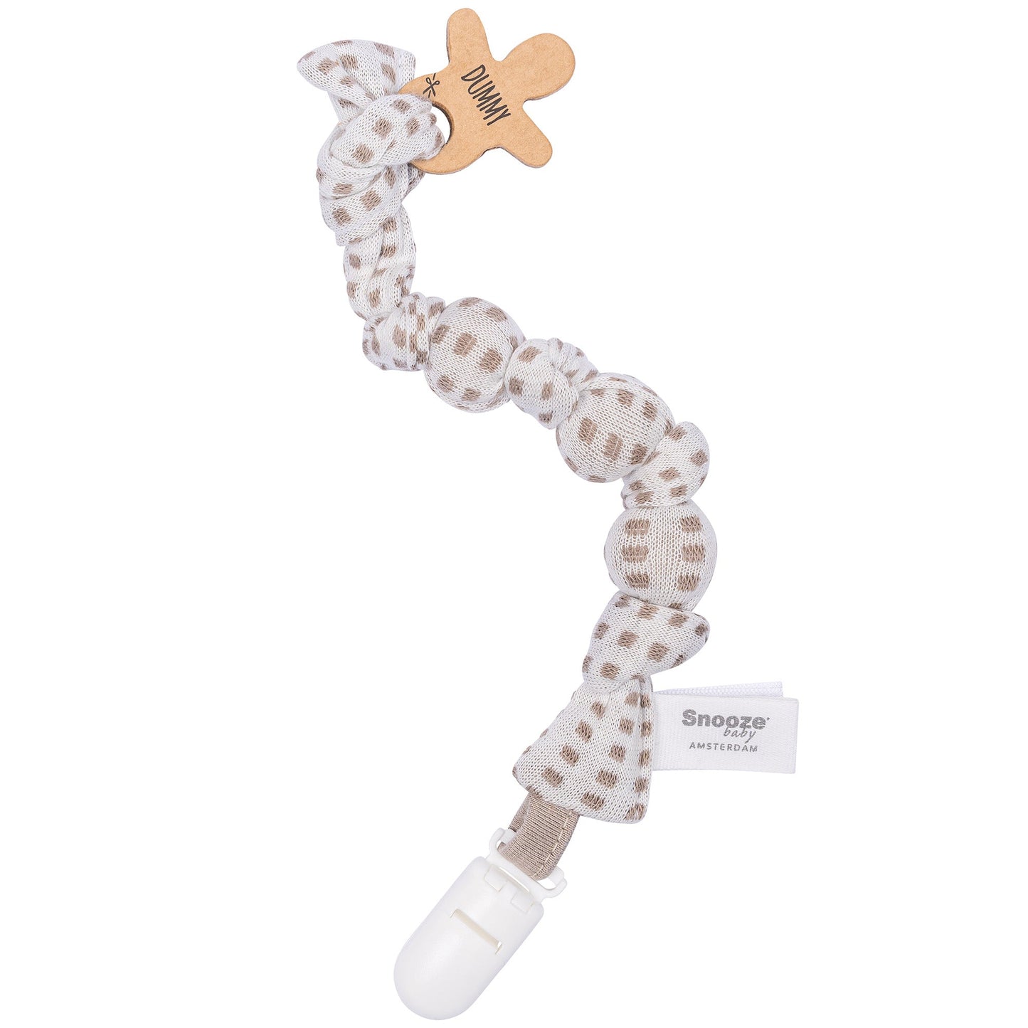 Speenkoord Baby Biologisch Warm Brown Bruin