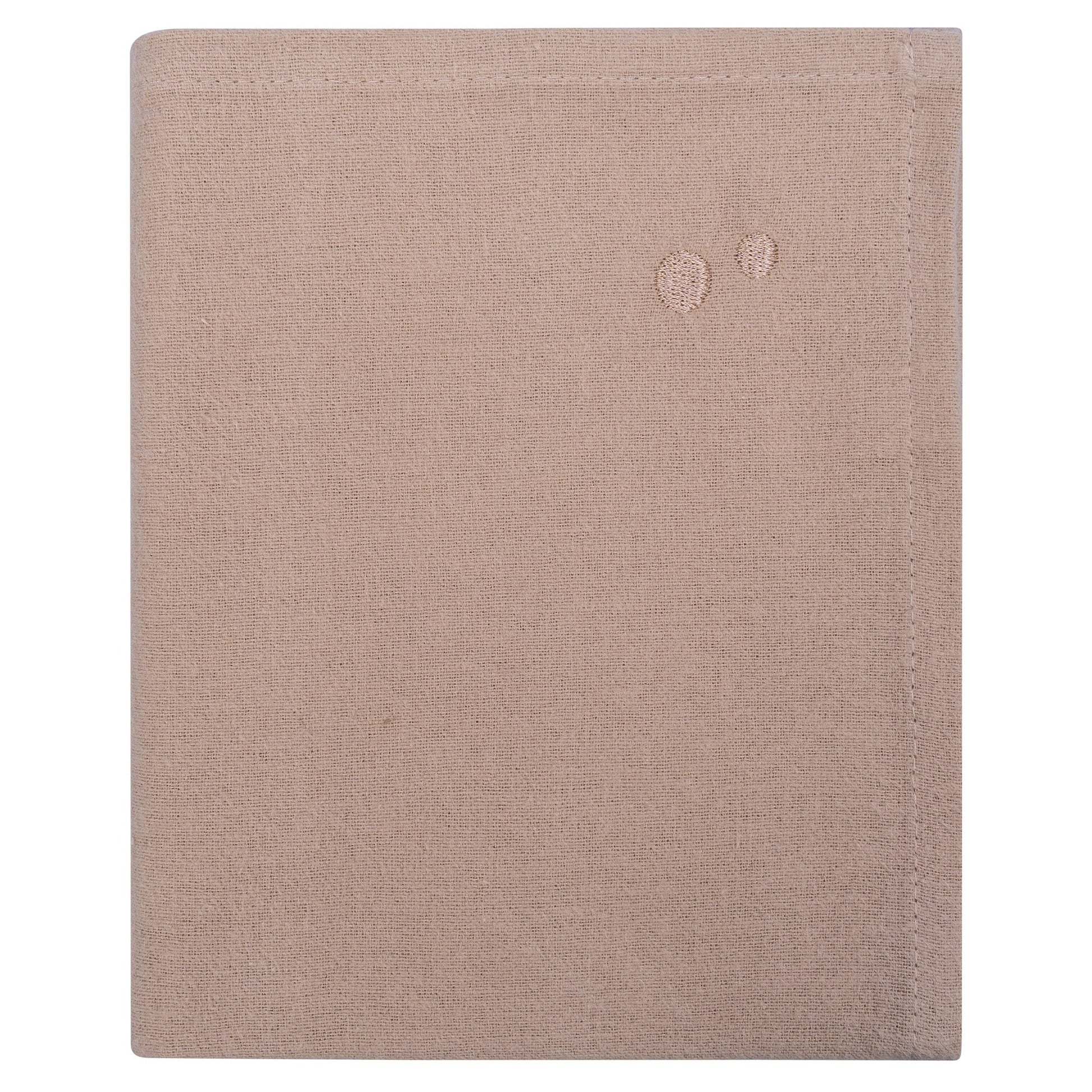 Wikkeldeken Baby Flanel Desert Sand 80x80 cm Organic Brown_Swaddle dekens_Snoozebaby