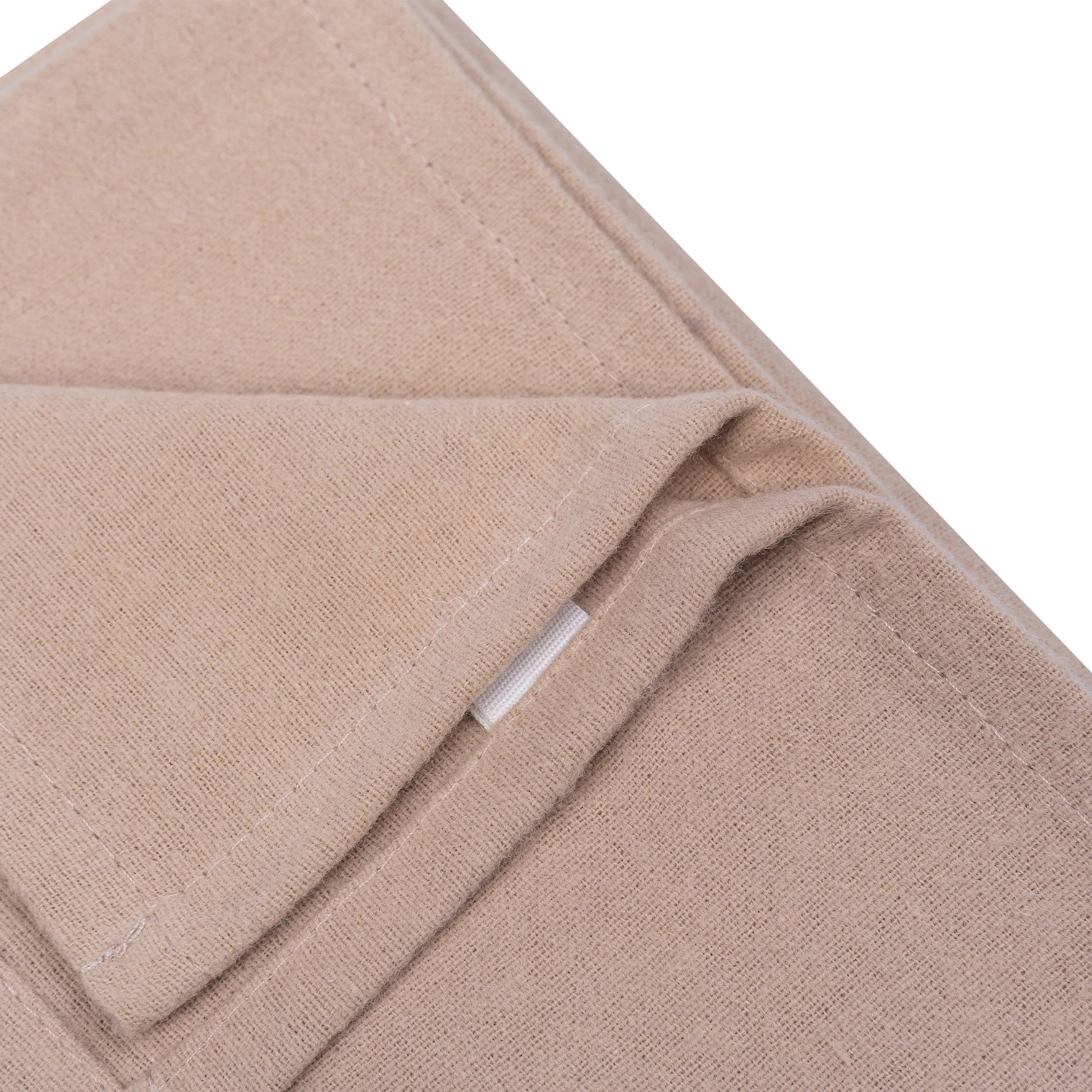 Wikkeldeken Baby Flanel Desert Sand 80x80 cm Organic Brown_Swaddle dekens_Snoozebaby