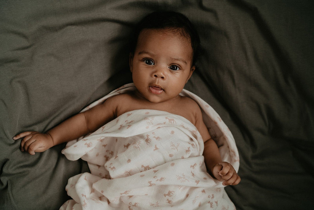 Organic cotton swaddles - Snoozebaby