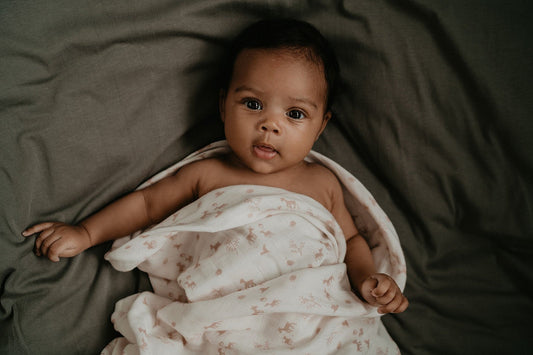 Organic cotton swaddles - Snoozebaby