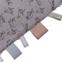 Cuddle Cloth Baby 25x25 cm Organic Cloudy Grey_Cuddle Cloths_Snoozebaby