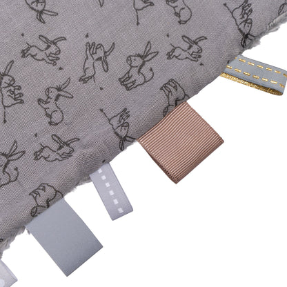 Cuddle Cloth Baby 25x25 cm Organic Cloudy Grey_Cuddle Cloths_Snoozebaby