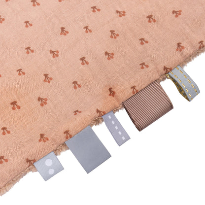 Cuddle Cloth Baby 25x25 cm Organic Cherry Pink_Cuddle Cloths_Snoozebaby