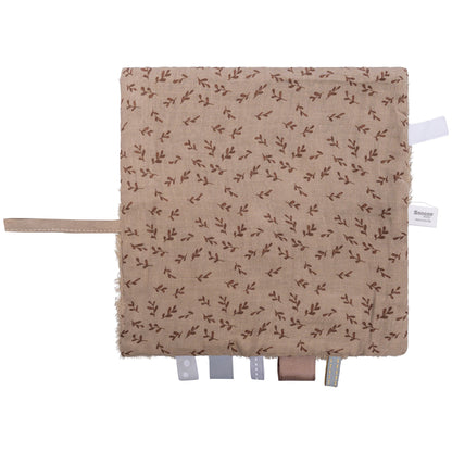 Cuddle Cloth Baby 25x25 cm Organic Hazel Brown_Cuddle Cloths_Snoozebaby