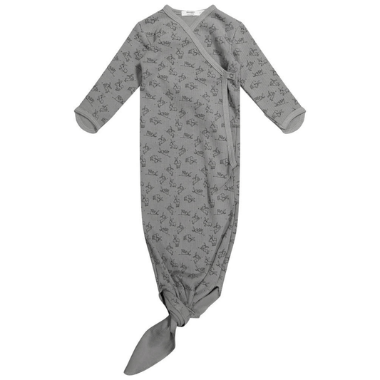 Baby Cocoon with Hat 0 - 3 months Cloudy Grey_Cocoons_Snoozebaby