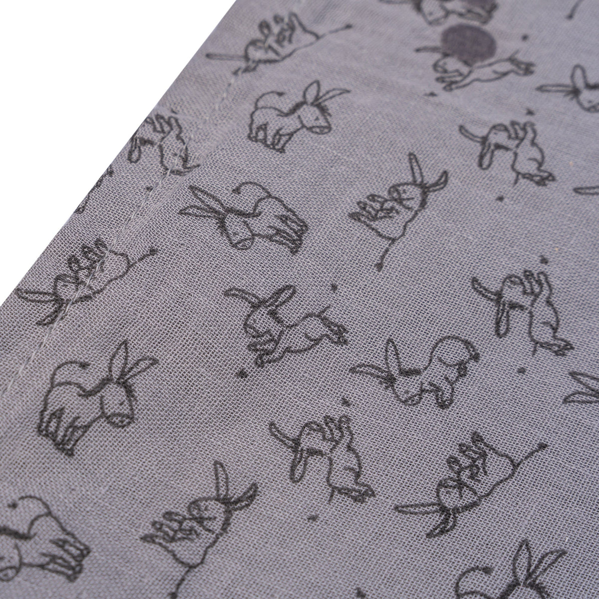 Muslin Cloth Baby 80x80 cm Organic Cloudy Grey_Muslin Cloths_Snoozebaby