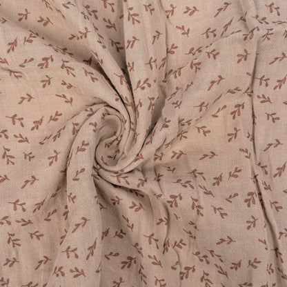 Muslin Cloth Baby 80x80 cm Organic Hazel Brown_Muslin Cloths_Snoozebaby