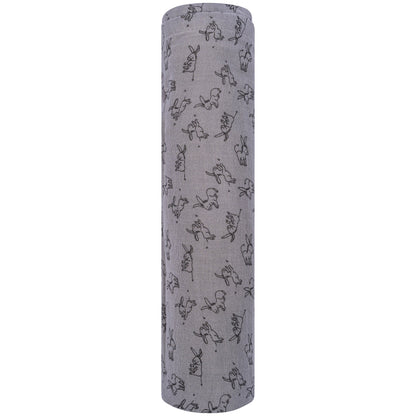 Muslin Cloth XL Baby120x120 cm Organic Cloudy Grey_Muslin Cloths_Snoozebaby