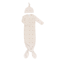 Baby Cocoon with Hat 0 - 3 months Milky Rust Rainbow_Cocoons_Snoozebaby