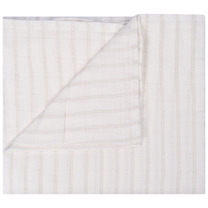 Muslin Cloth XL Baby 120x120 cm Organic Stone Beige_Muslin Cloths_Snoozebaby