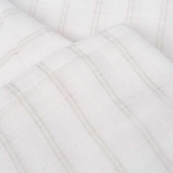 Muslin Cloth XL Baby 120x120 cm Organic Stone Beige_Muslin Cloths_Snoozebaby