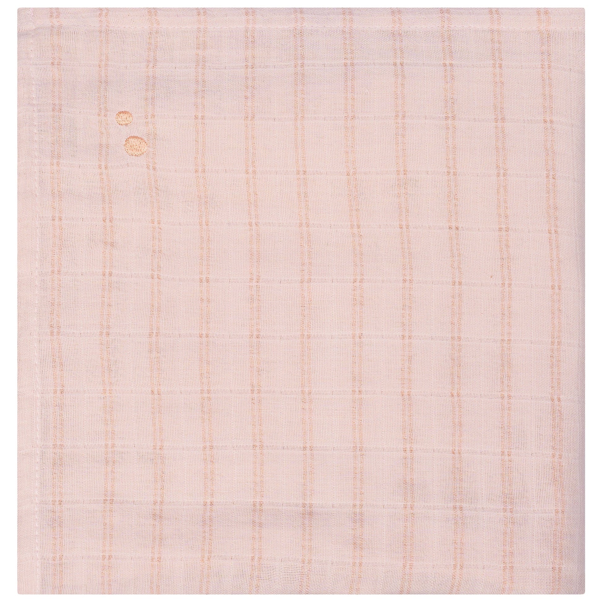 Muslin Cloth XL Baby 120x120 cm Organic Milky Rust Pink_Muslin Cloths_Snoozebaby