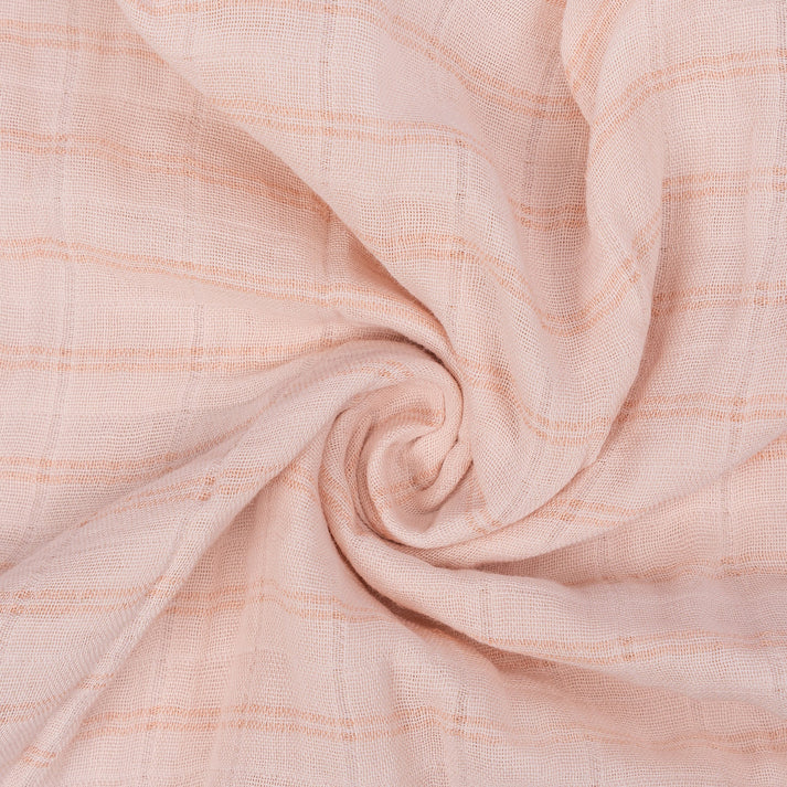 Muslin Cloth XL Baby 120x120 cm Organic Milky Rust Pink_Muslin Cloths_Snoozebaby