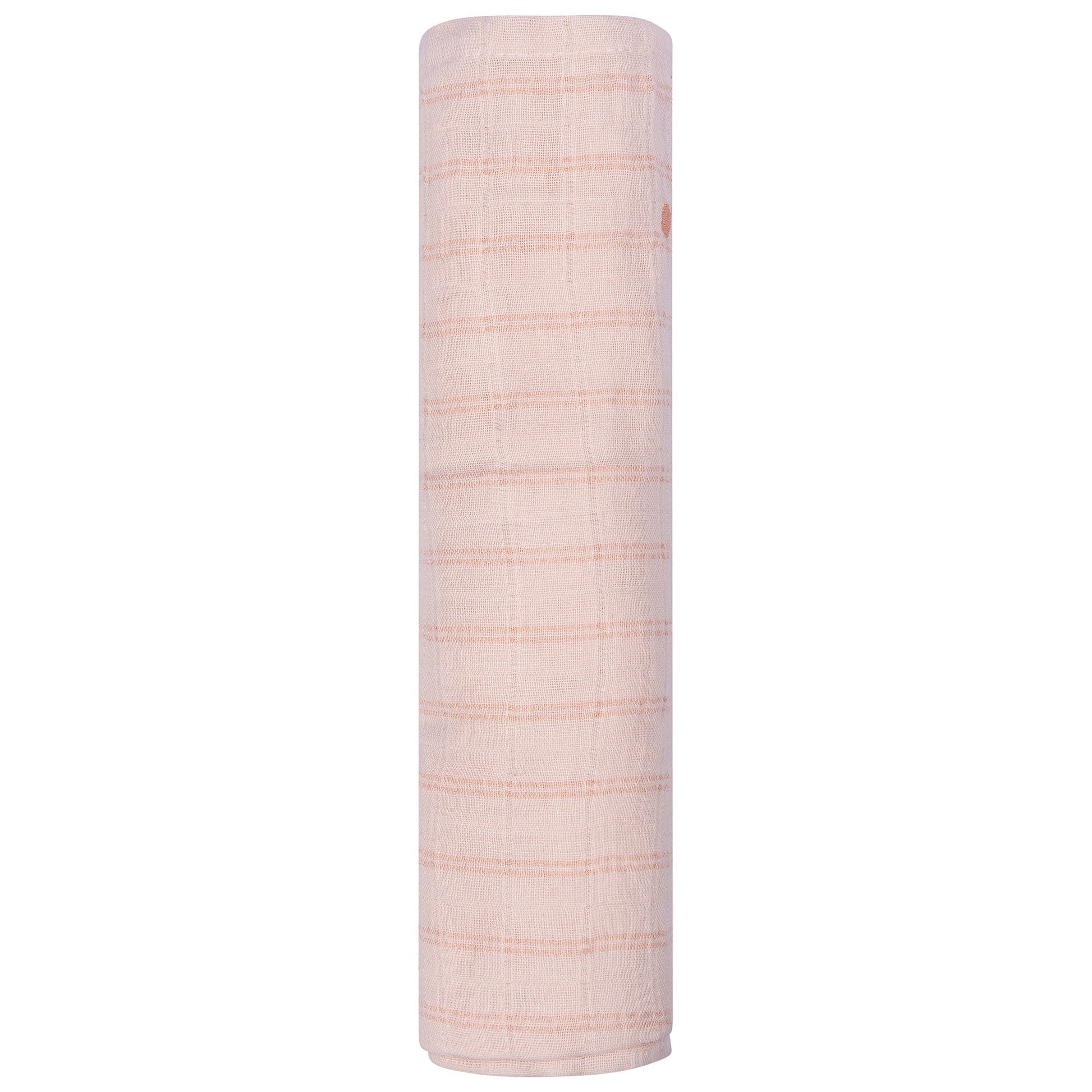 Muslin Cloth XL Baby 120x120 cm Organic Milky Rust Pink_Muslin Cloths_Snoozebaby