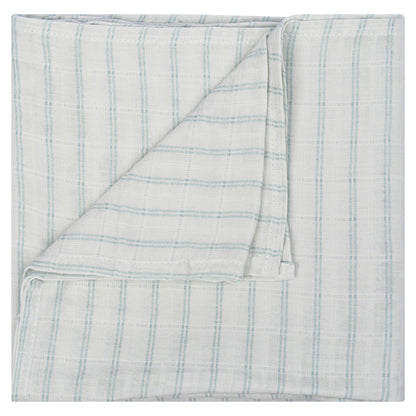 Muslin Cloth XL Baby 120x120 cm Organic Smokey Green_Muslin Cloths_Snoozebaby