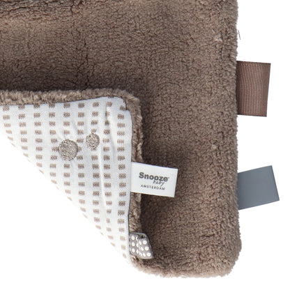 Knuffeldoekje 15x15 cm Warm Brown
