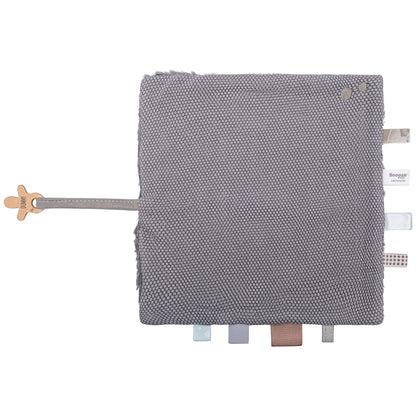 Cuddle Cloth Baby 25x25 cm Organic Storm Grey_Cuddle Cloths_Snoozebaby