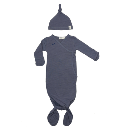 Baby Cocoon with Hat 0 - 3 months Blue Nights_Cocoons_Snoozebaby