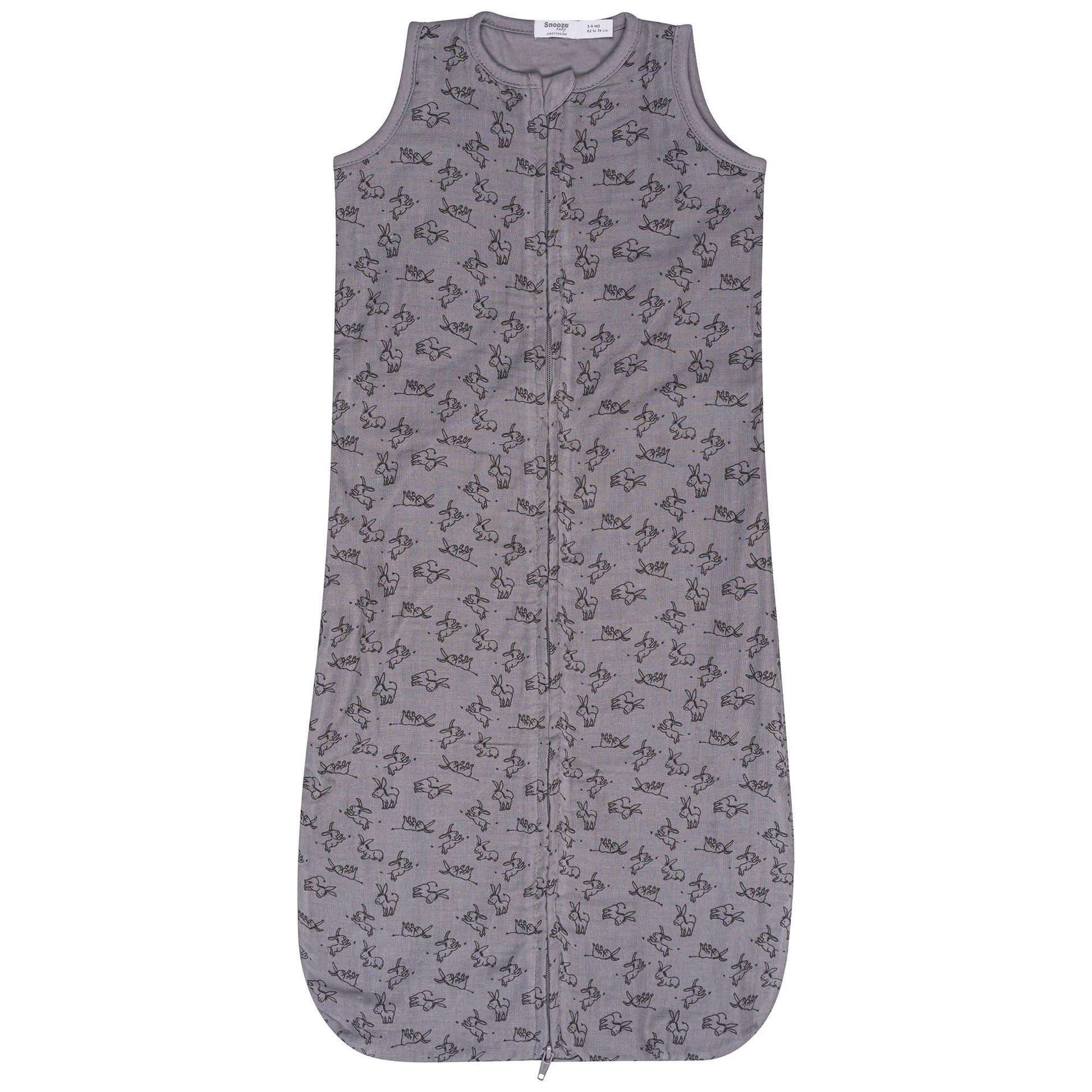 Sleepsuit Baby TOG 1.0 Spring and Summer 0 - 6 Months Cloudy Grey_Sleepsuits_Snoozebaby