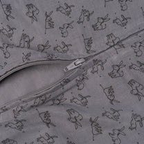 Sleepsuit Baby TOG 1.0 Spring and Summer 0 - 6 Months Cloudy Grey_Sleepsuits_Snoozebaby