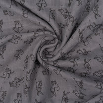 Sleepsuit Baby TOG 1.0 Spring and Summer 0 - 6 Months Cloudy Grey_Sleepsuits_Snoozebaby