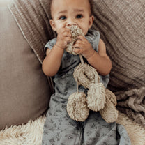 Sleepsuit Baby TOG 1.0 Spring and Summer 3 - 9 Months Cloudy Grey_Sleepsuits_Snoozebaby