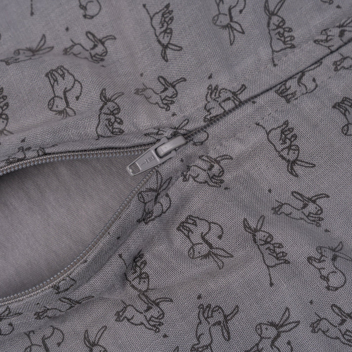 Sleepsuit Baby TOG 1.0 Spring and Summer 6 - 14 Months Cloudy Grey_Sleepsuits_Snoozebaby