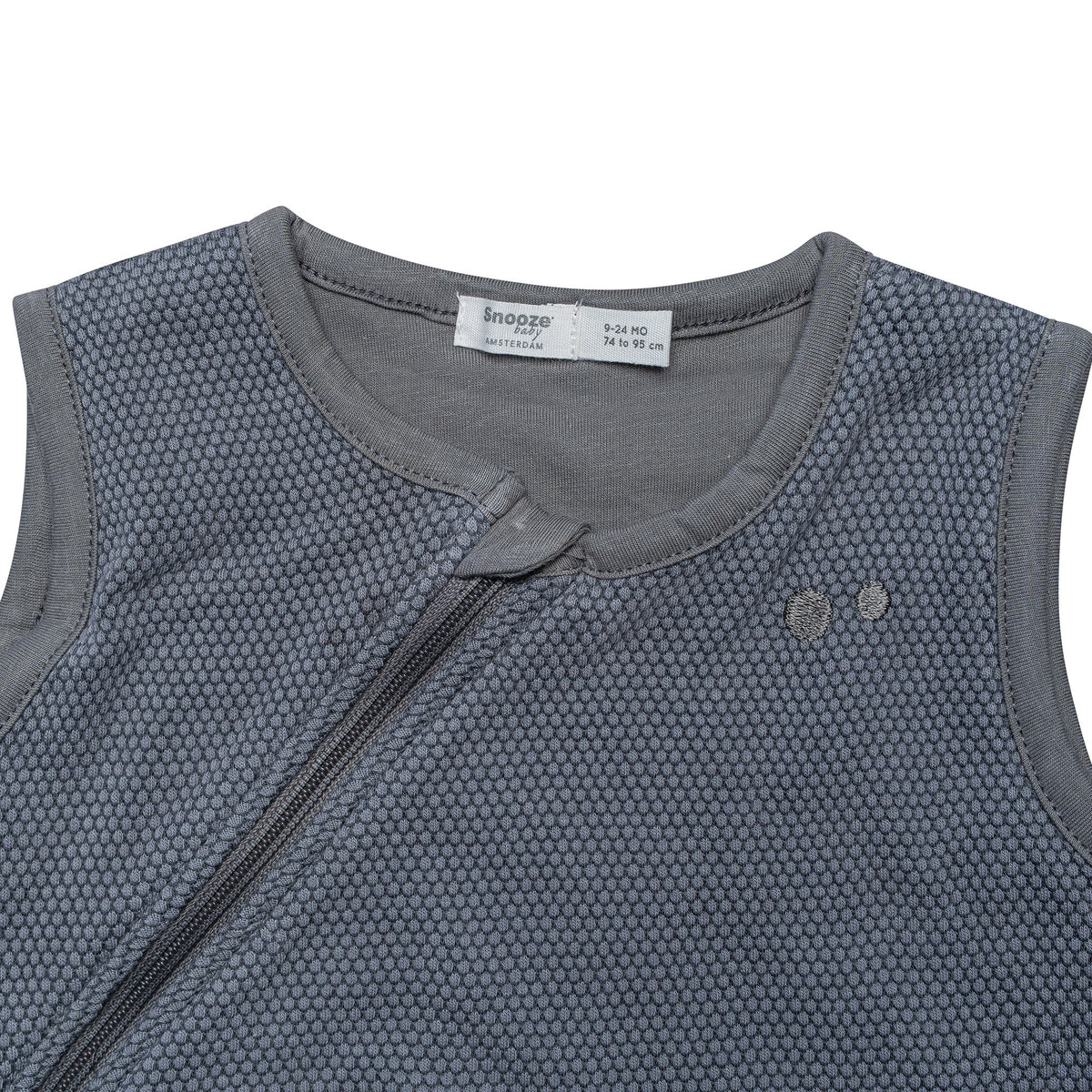 Sleepsuit Baby TOG 1.0 Spring and Summer 6 - 14 Months Storm Grey_Sleepsuits_Snoozebaby
