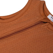 Sleepsuit Baby TOG 1.0 Spring and Summer 0 - 6 Months Toffee Brown_Sleepsuits_Snoozebaby