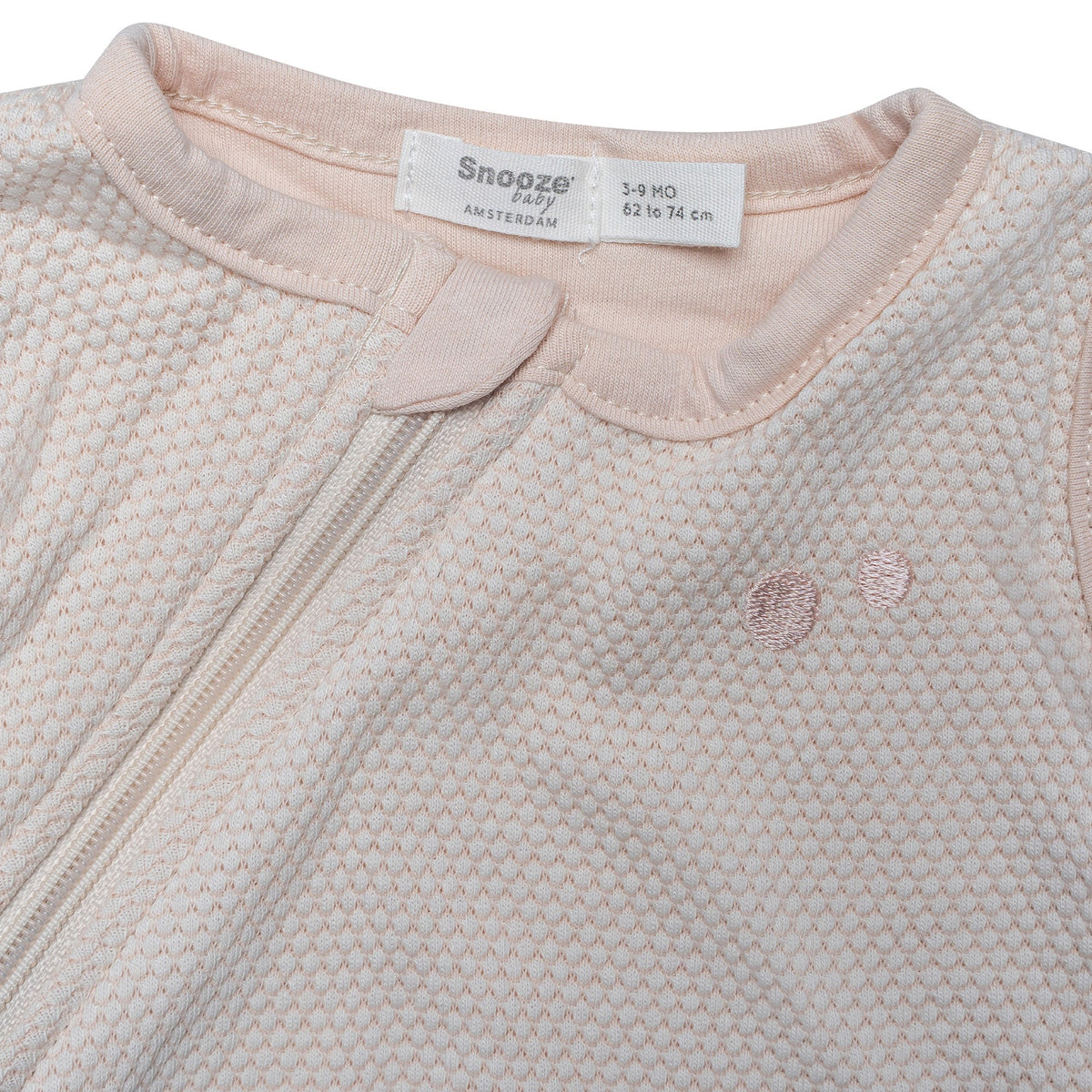 Sleepsuit Baby TOG 1.0 Spring and Summer 0 - 6 Months Peach Blush Pink_Sleepsuits_Snoozebaby
