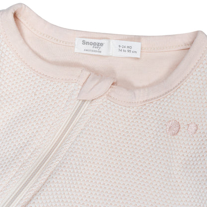 Sleepsuit Baby TOG 1.0 Spring and Summer 6 - 14 Months Peach Blush Pink_Sleepsuits_Snoozebaby