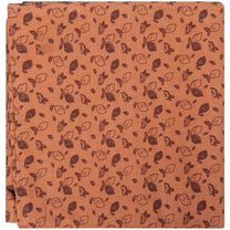 Muslin Cloth XL Baby 120x120 cm Organic Toffee Lemon Brown_Muslin Cloths_Snoozebaby