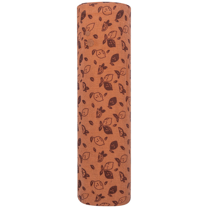 Muslin Cloth XL Baby 120x120 cm Organic Toffee Lemon Brown_Muslin Cloths_Snoozebaby