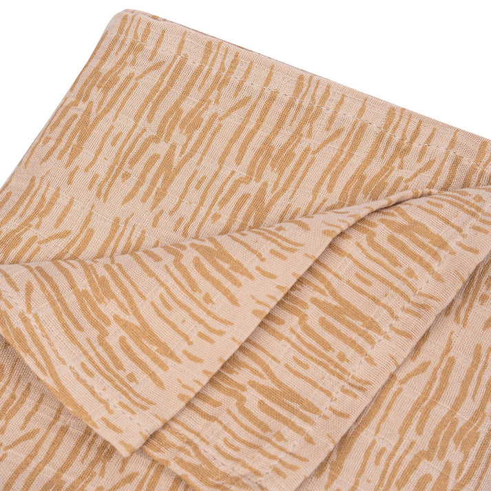 Muslin Cloth Baby 80x80 cm Organic Desert Sand Brown_Muslin Cloths_Snoozebaby