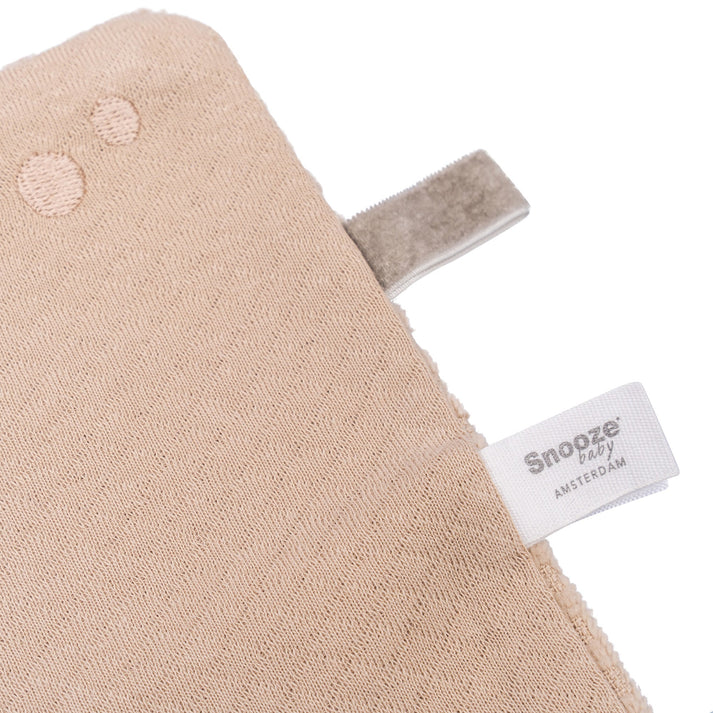 Cuddle Cloth Baby 25x25 cm Organic Desert Sand Brown_Cuddle Cloths_Snoozebaby