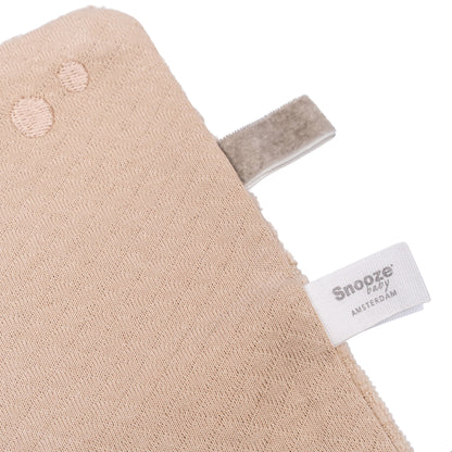 Cuddle Cloth Baby 25x25 cm Organic Desert Sand Brown_Cuddle Cloths_Snoozebaby