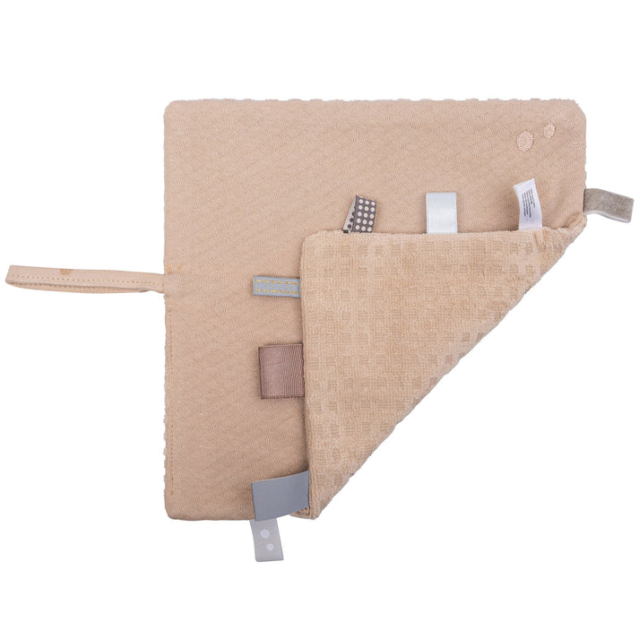 Cuddle Cloth Baby 25x25 cm Organic Desert Sand Brown_Cuddle Cloths_Snoozebaby