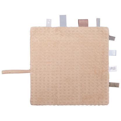 Cuddle Cloth Baby 25x25 cm Organic Desert Sand Brown_Cuddle Cloths_Snoozebaby