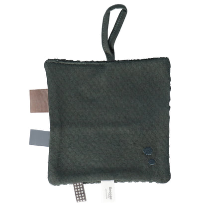 Cuddle Cloth Baby 15x15 cm Organic Dark Green