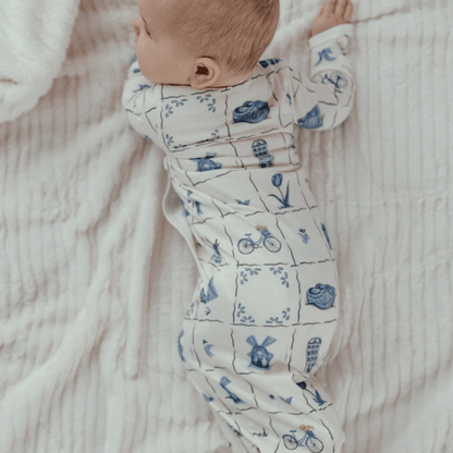 Baby Cocoon with Hat 0 - 3 months Delfts Blue_Cocoons_Snoozebaby