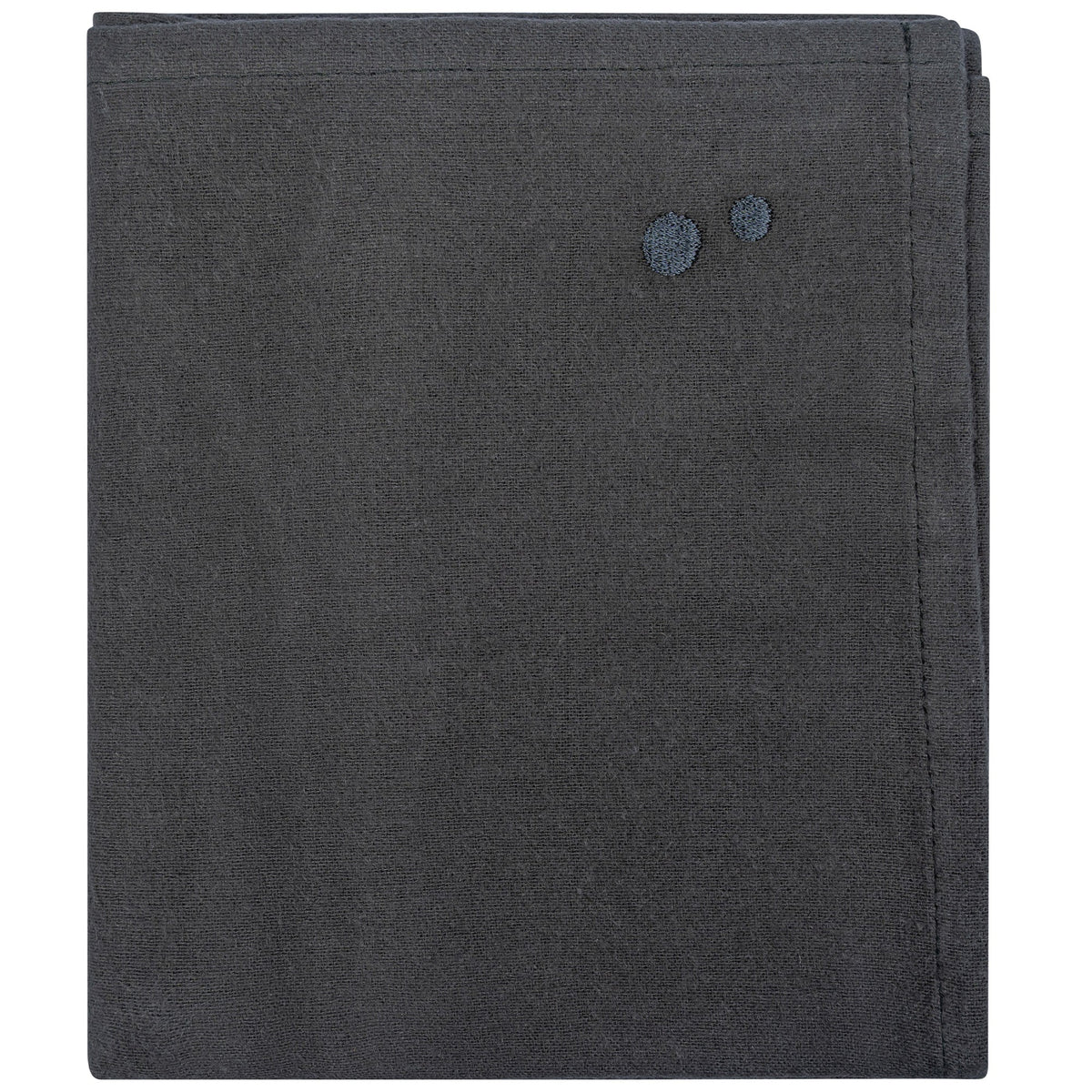 Swaddle Blanket Baby Flannel 80x80 cm Organic Dark Green_Swaddle Blankets_Snoozebaby